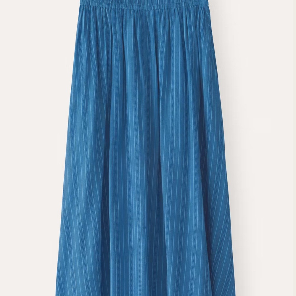 POETRY LONG STRIPED SKIRT FINE COTTON SZ 10 - Picture 3 of 6